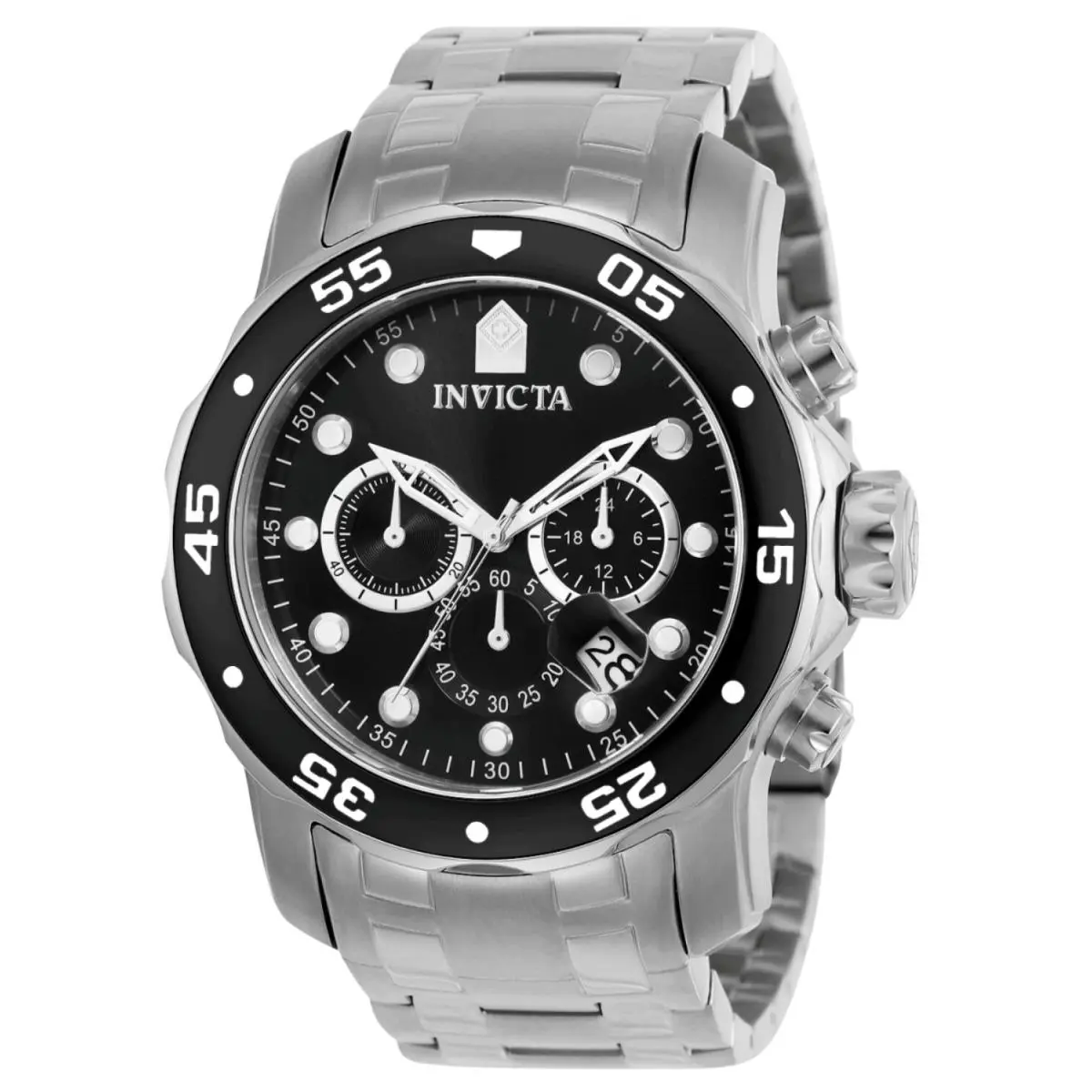 Pro Diver Scuba Black Dial 48 mm Watch 0069 by Invicta