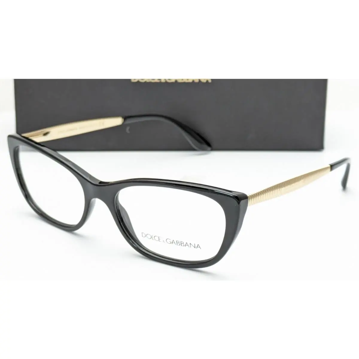 Dolce Gabbana DG3279 501 Cat Eye Black Womens Eyeglasses 53mm