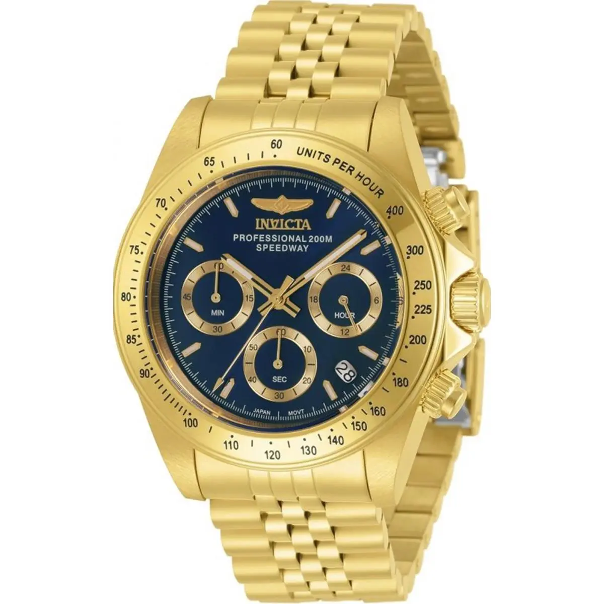 Men`s 30999 Speedway Quartz Chronograph Blue Dial Watch by Invicta