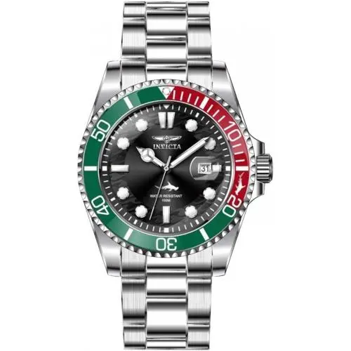 Pro Diver Quartz Black Dial Men`s Wrist Watch Style 44706 by Invicta