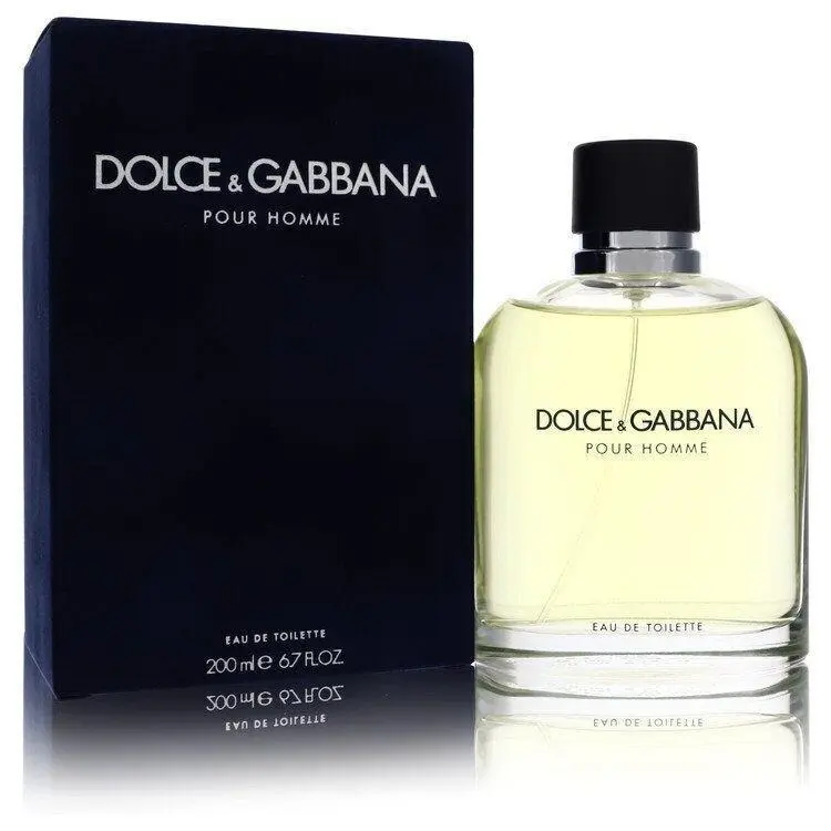 D G Pour Homme Dolce Gabbana Men 6.7 oz 200 ml Eau de Toilette Spray