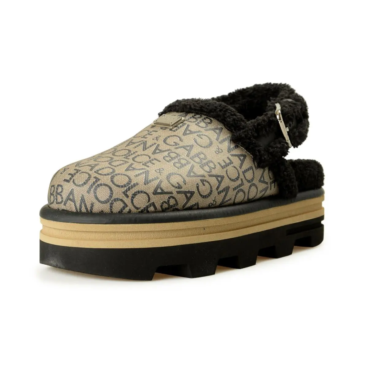 Dolce Gabbana Men`s Logo Print Comfort Shoes US 11 UK 10 IT 44