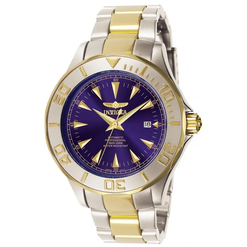 Invicta Men`s 7038 Signature Automatic 3 Hand Blue Dial Watch