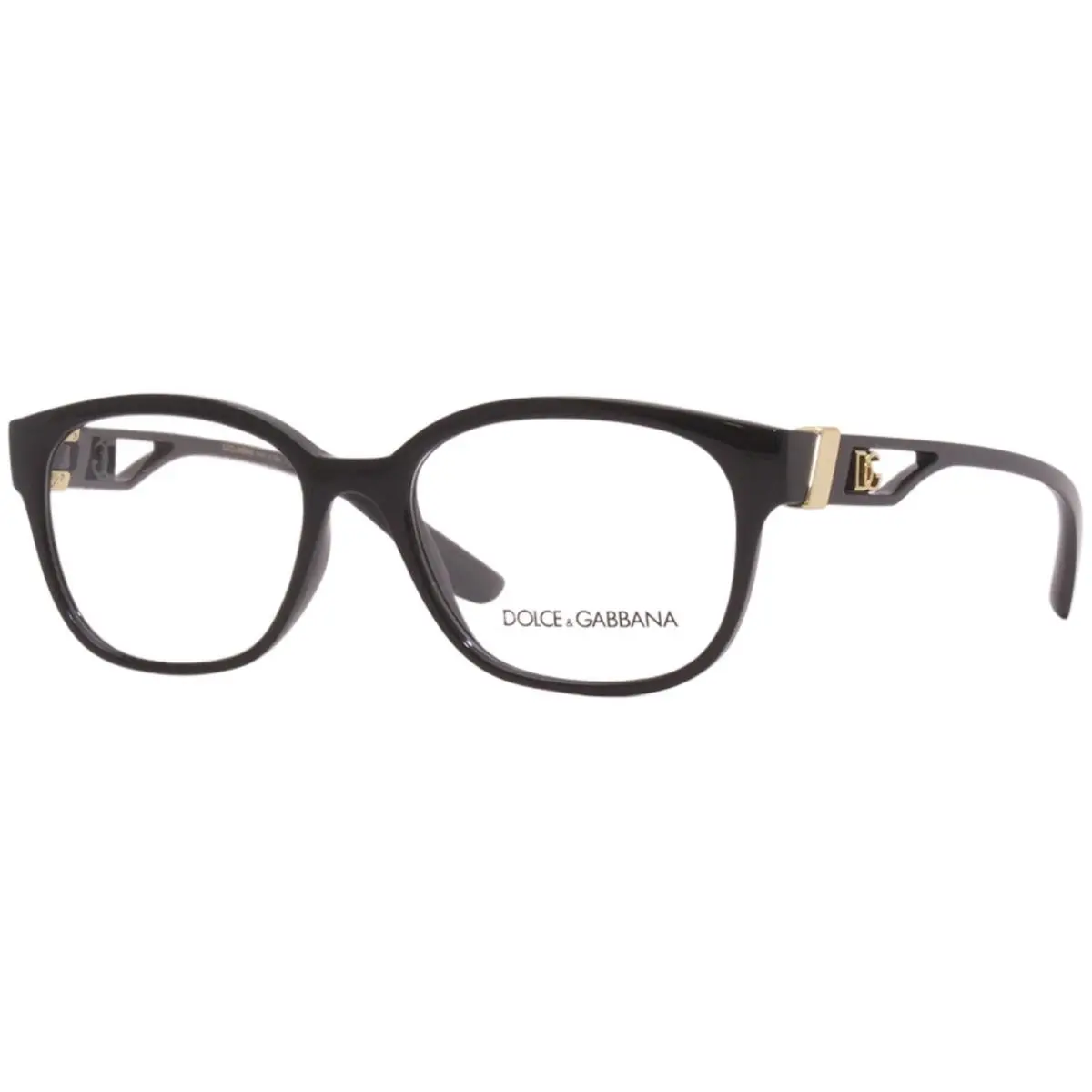 Dolce Gabbana DG5066 501 Eyeglasses Women`s Black Full Rim Optical Frame 54mm