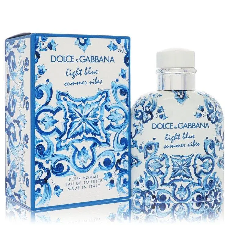 Dolce Gabbana Light Blue Summer Vibes Eau de Toilette 4.2 Oz