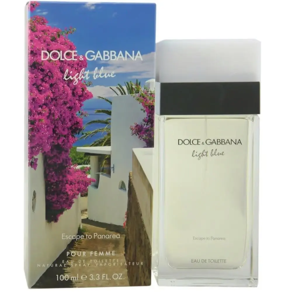 Light Blue Escape to Panarea by Dolce Gabbana 3.3 Fl oz Edt Spray For Women