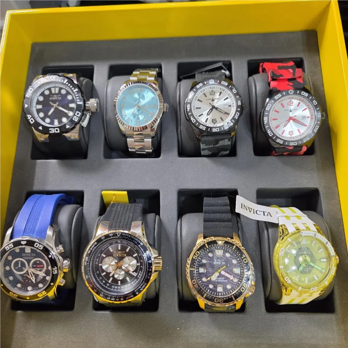 Watches Lot 8. 7 Watch Collectio/1 Pre-owned. Great Models by Invicta