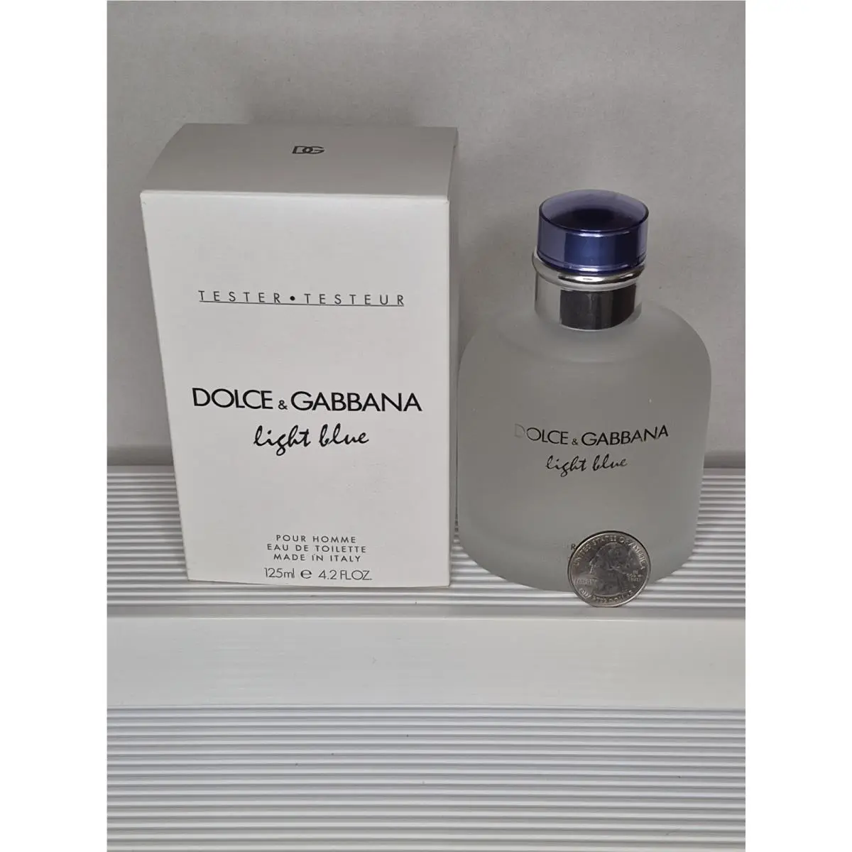 Dolce Gabbana Light Blue Eau de Toilette For Men Spray 4.2oz/125ml Tester