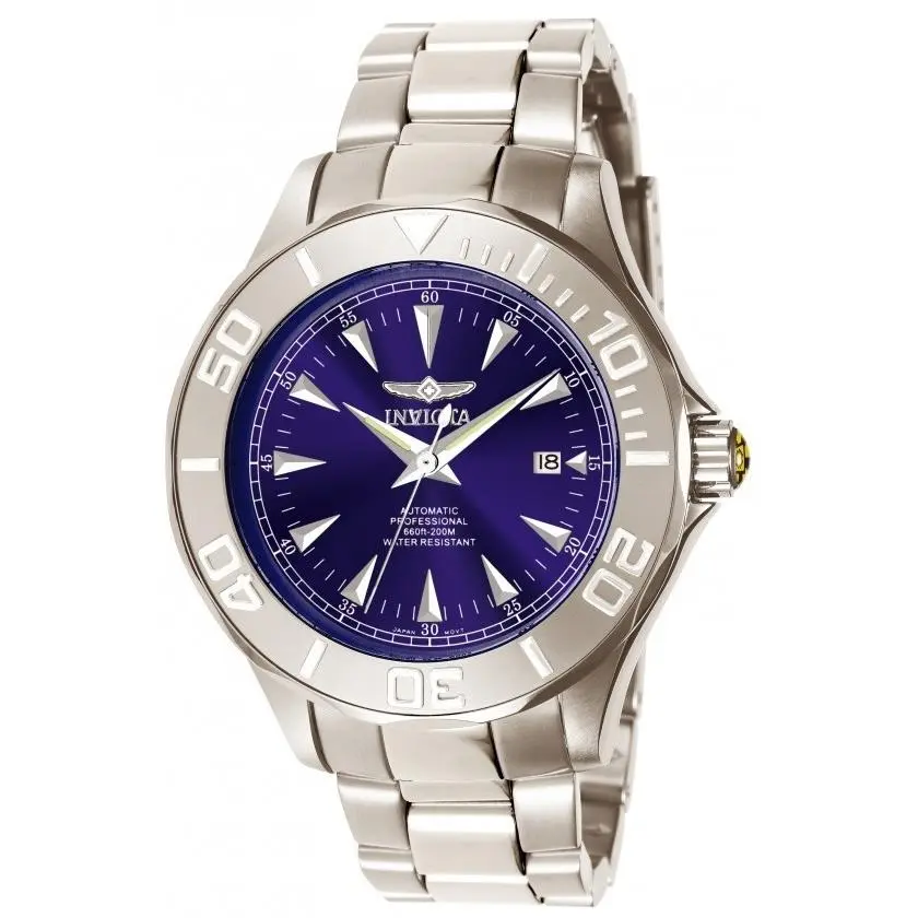 Invicta Men`s 7035 Signature Automatic 3 Hand Blue Dial Watch