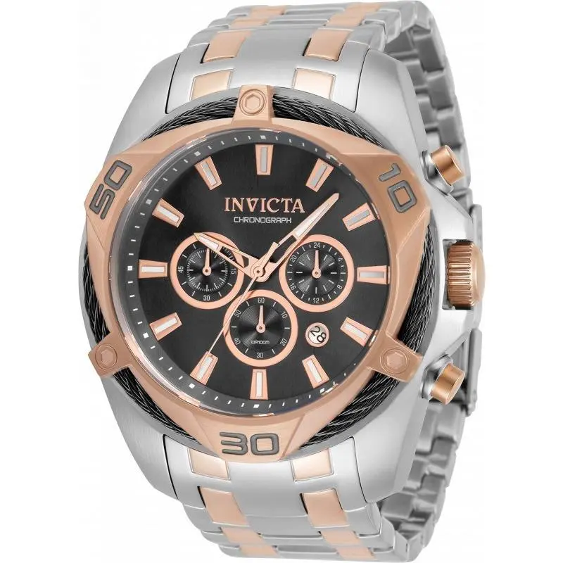 Invicta Men`s 34135 Bolt Quartz Chronograph Grey Dial Watch