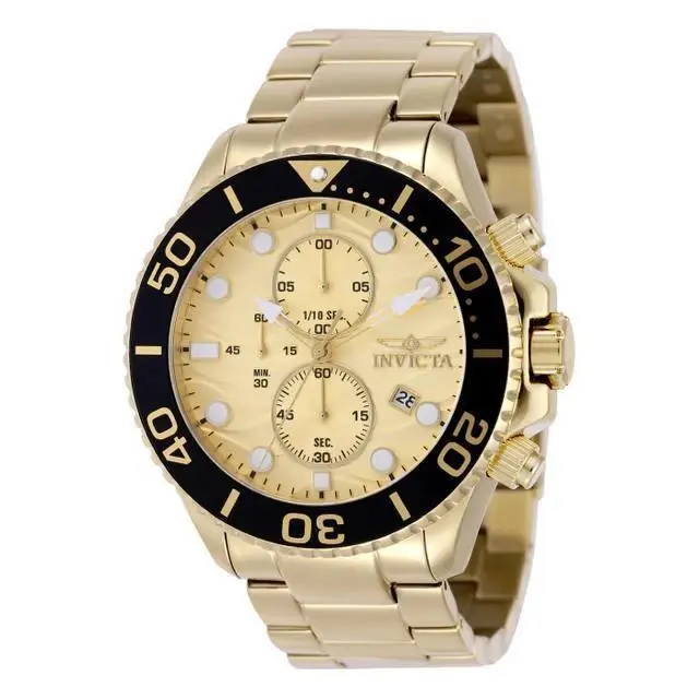 Pro Diver Men`s Watch - Isize Bracelet - 53mm. Gold 50225 by Invicta