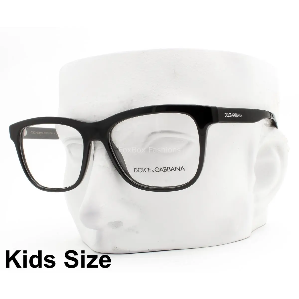 Dolce Gabbana Kids Eyeglasses Glasses DX3356 501 Gloss Black W/pouch Kids Size