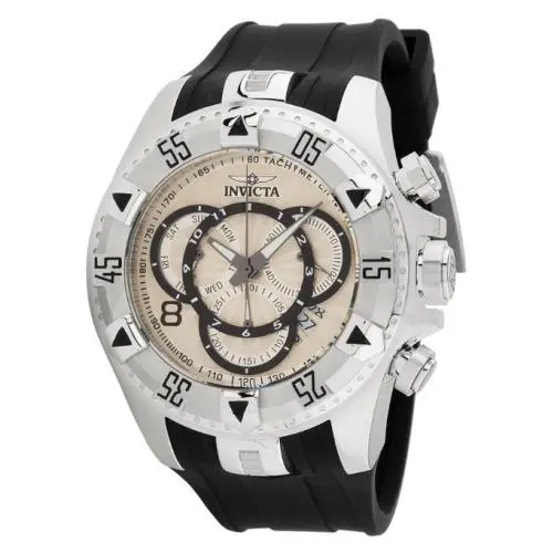 Invicta Excursion Touring Men`s 52mm Beige Dial Swiss Chronograph Watch 24270
