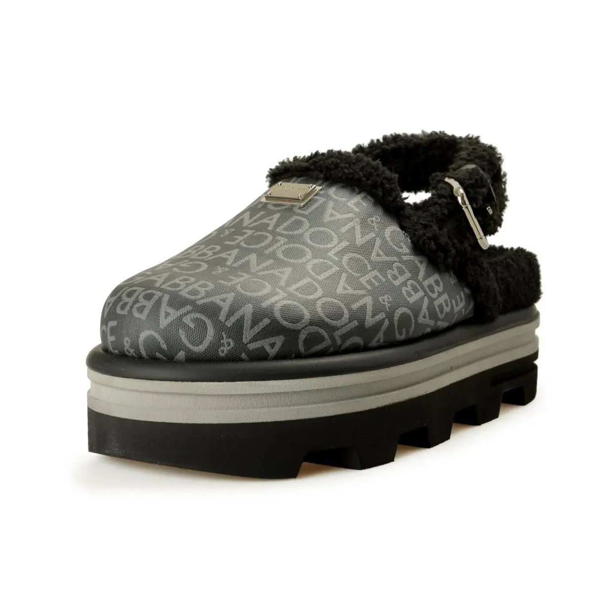 Dolce Gabbana Men`s Logo Print Comfort Shoes US 11 UK 10 IT 44