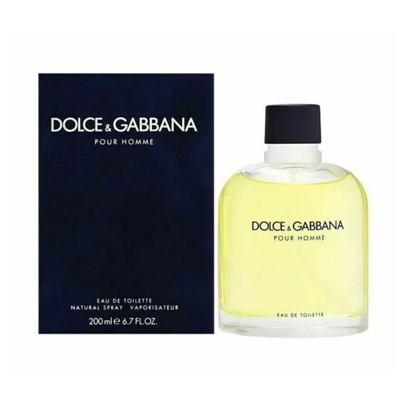 Dolce Gabbana Pour Homme Men 6.7 oz 200 ml Eau De Toilette Spray