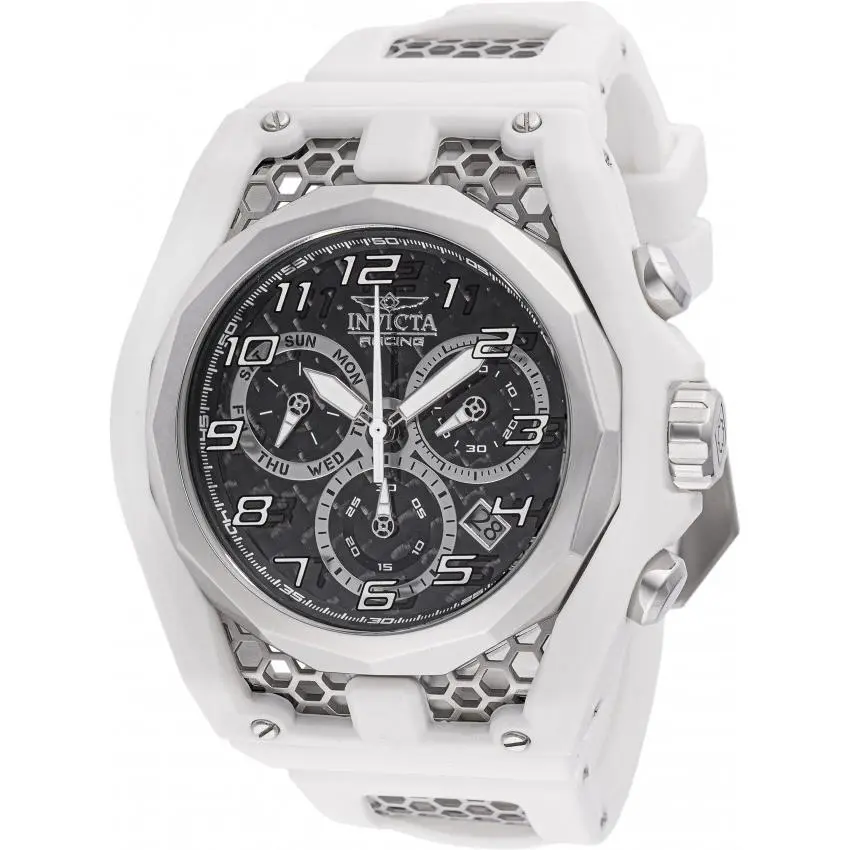 Invicta Racing Chronograph Quartz Black Dial Men`s Watch 47209