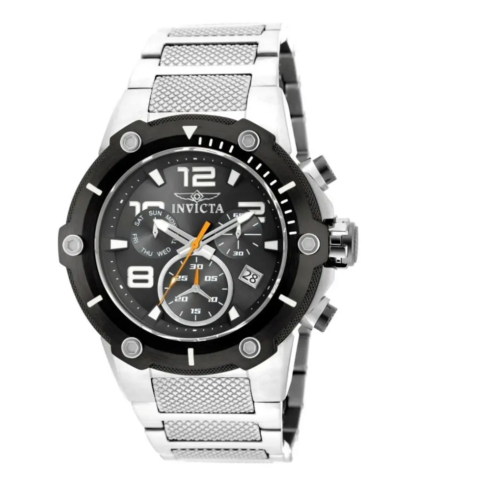 Invicta Men`s 19528 Speedway Quartz Chronograph Black Dial Watch