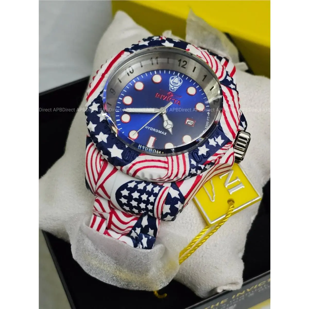 Invicta - Hydromax - 1000m Usa Swiss 515 Hydroplated Stars Stripes Mens Watch