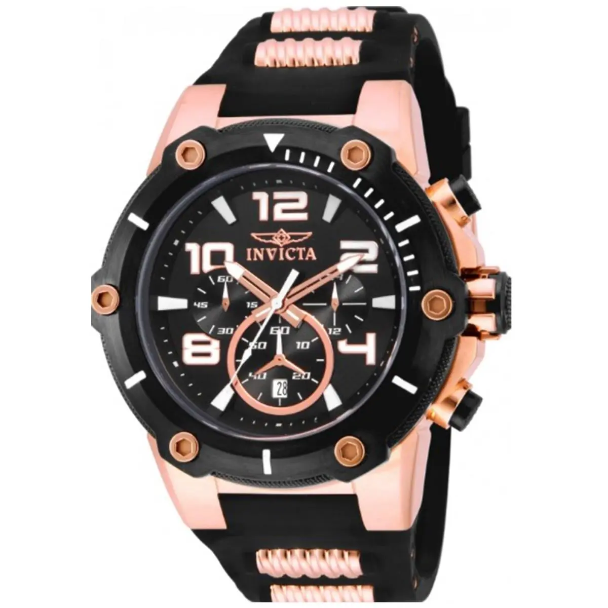 Invicta Men`s 17201 Speedway Quartz Chronograph Black Dial Watch