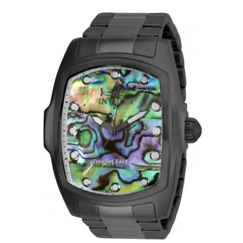Invicta Lupah Men`s Watch w/ Abalone Dial - 47mm Black 23214