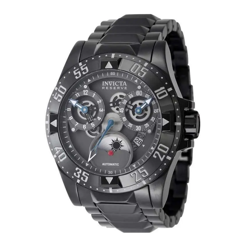 Invicta Reserve Excursion Automatic Men`s Watch - 49.5mm. Black 47572