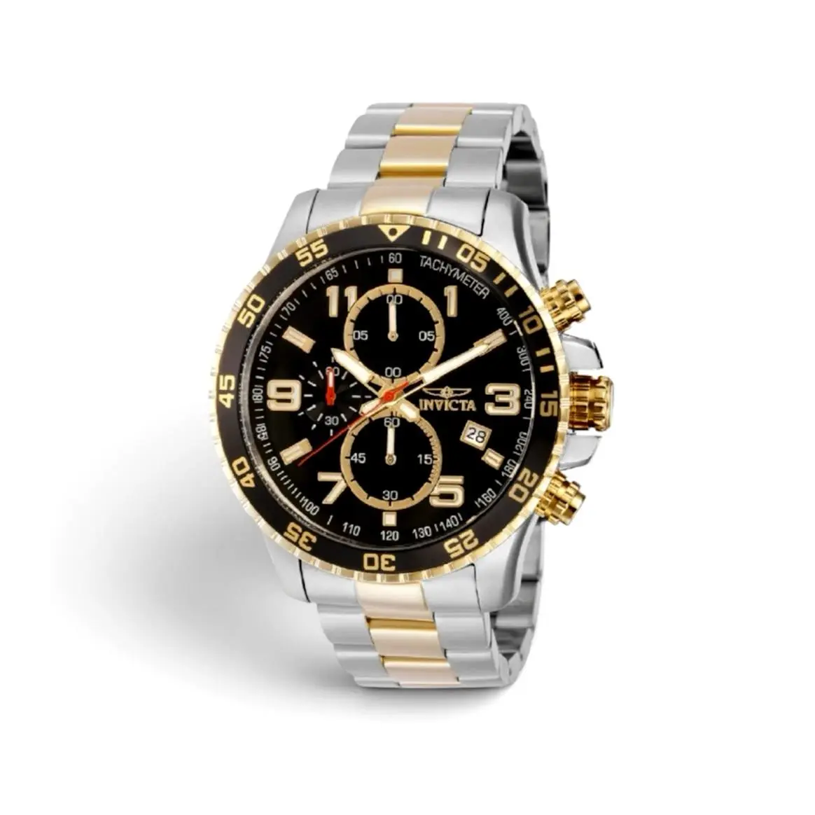 Invicta Specialty Men`s Watch - 48mm Gold Stainless Steel Bracelet 69805