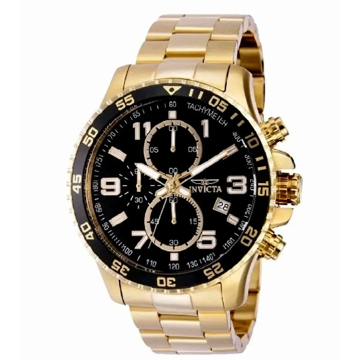 Invicta Specialty Men`s Watch 48mm - Gold Tone Stainless Steel Bracelet 69816
