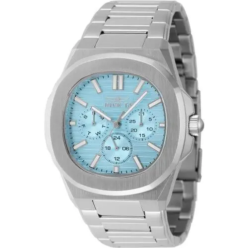 Invicta Men`s 48328 Speedway Quartz 3 Hand Light Blue Dial Watch