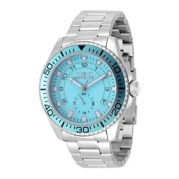 Pro Diver Command 50568 Men`s 44mm Light Blue Dial Quartz Watch by Invicta