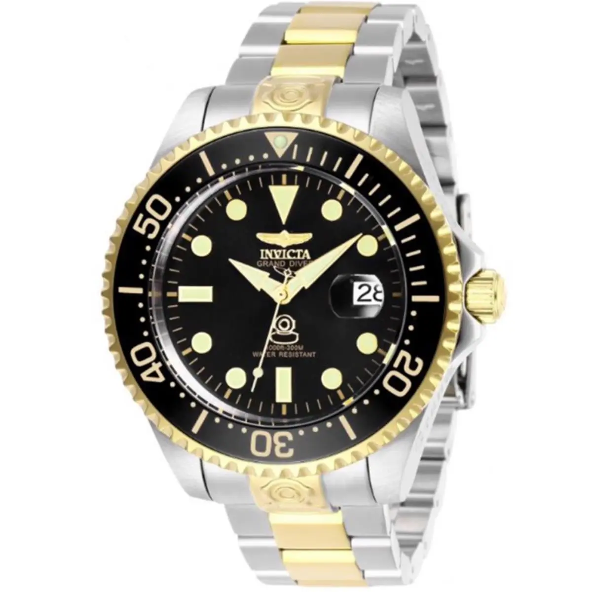 Grand Diver Automatic Men`s Watch - 47mm Steel Gold 27614 by Invicta