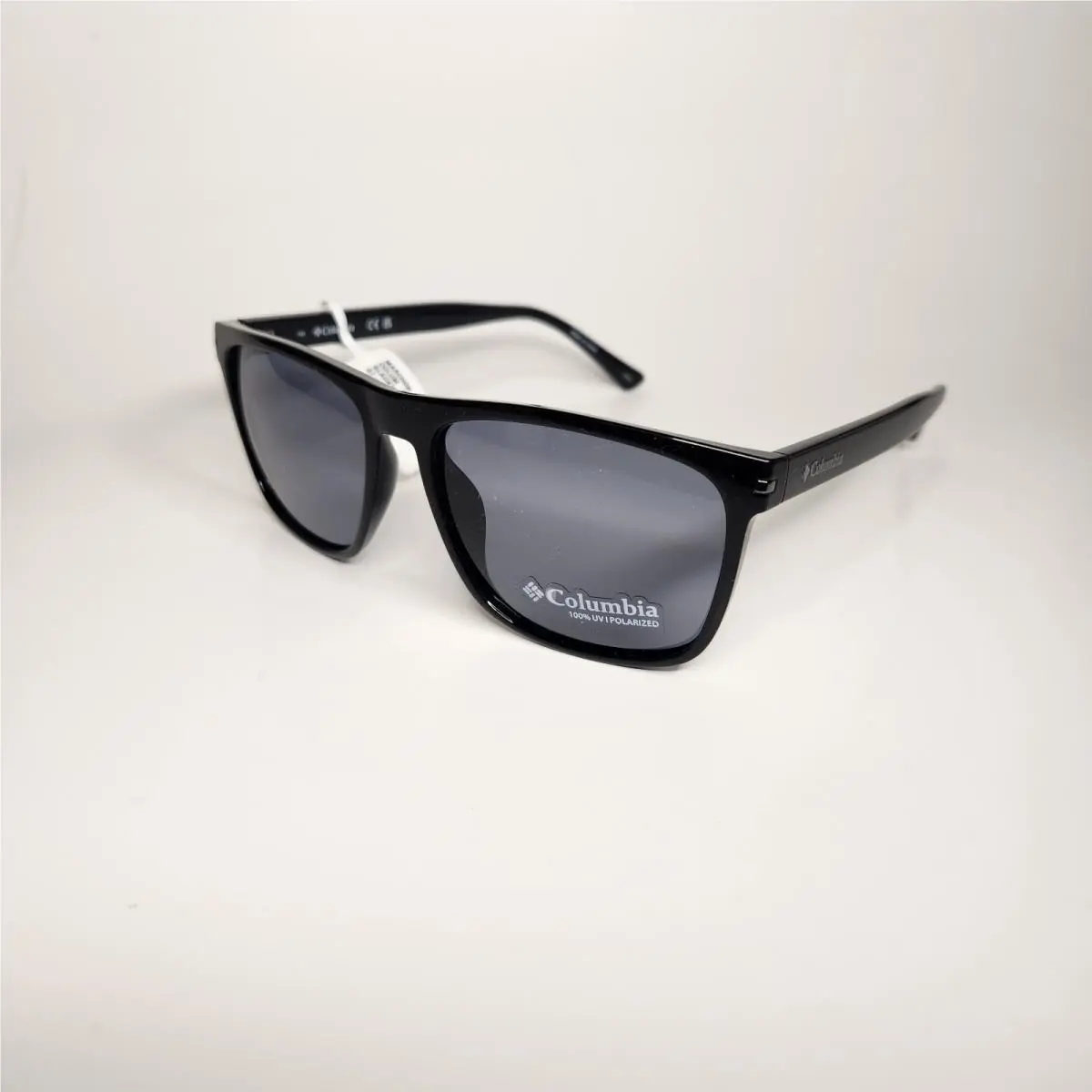 Boulder Ridge Rectangular Sunglasses Men Black Smoke Marchon C550SP by Columbia