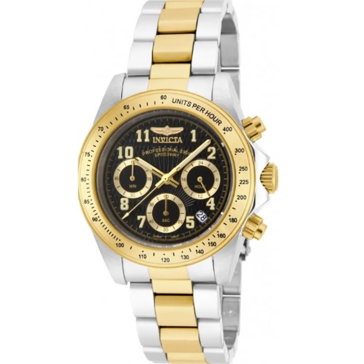 Invicta Men`s 17027 Speedway Quartz Chronograph Black Dial Watch