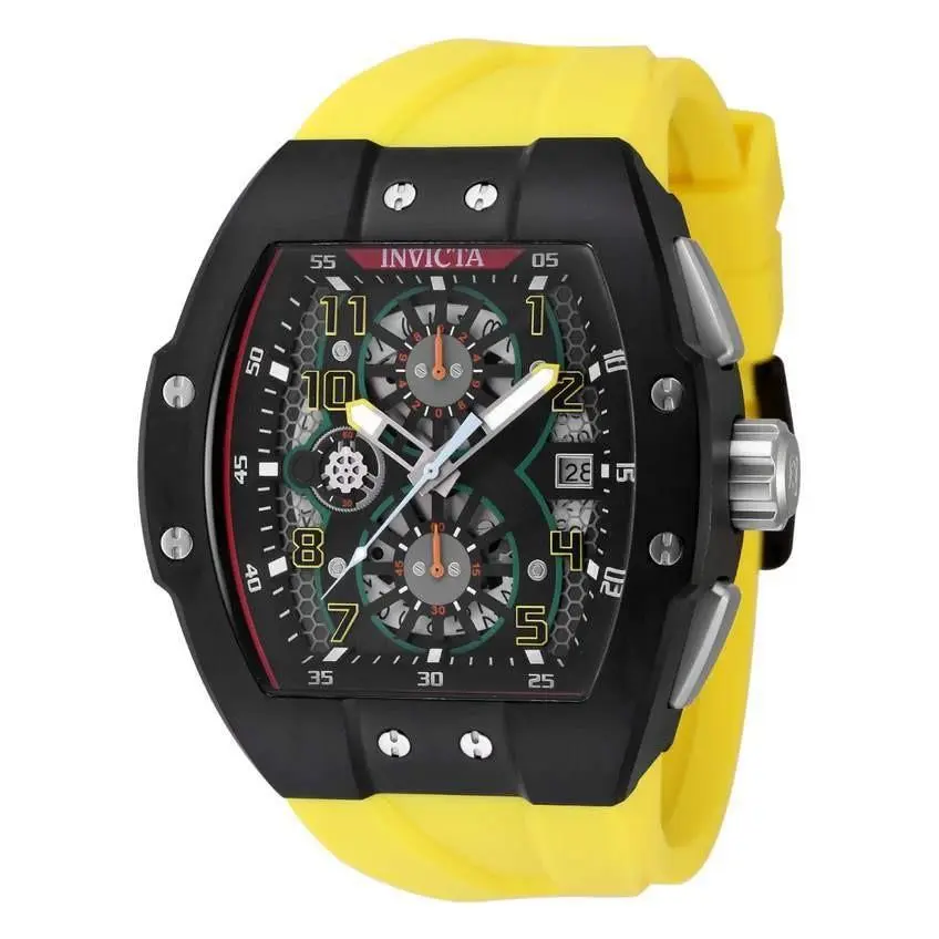 Invicta Racing Gridlock Men`s Watch - 47mm. Yellow 48337