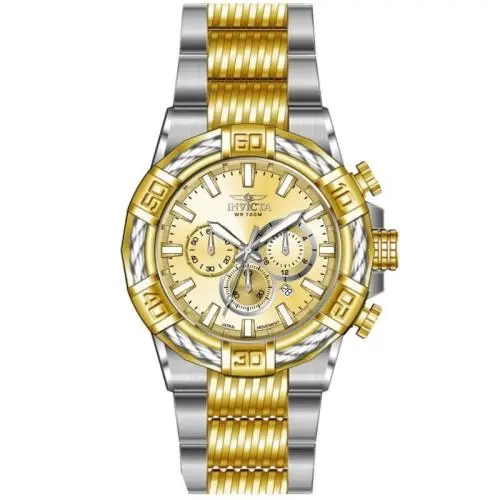 Invicta Men`s 49902 Bolt Quartz VD53 Brass Dial Watch