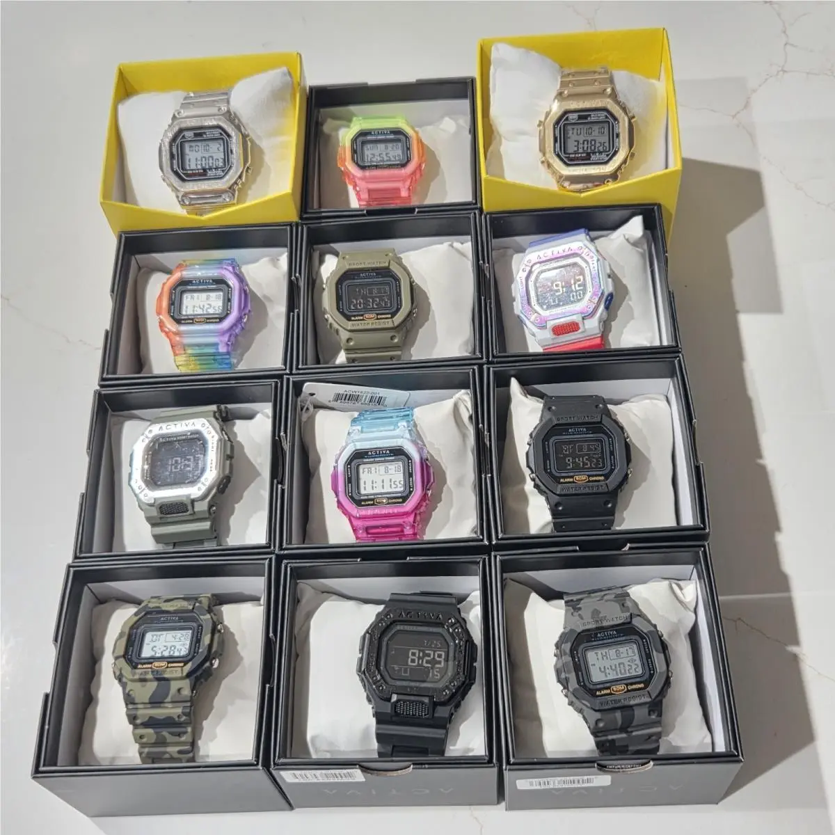 Activa Watches Lot of 12 . Watch Collection. Great Models by Invicta