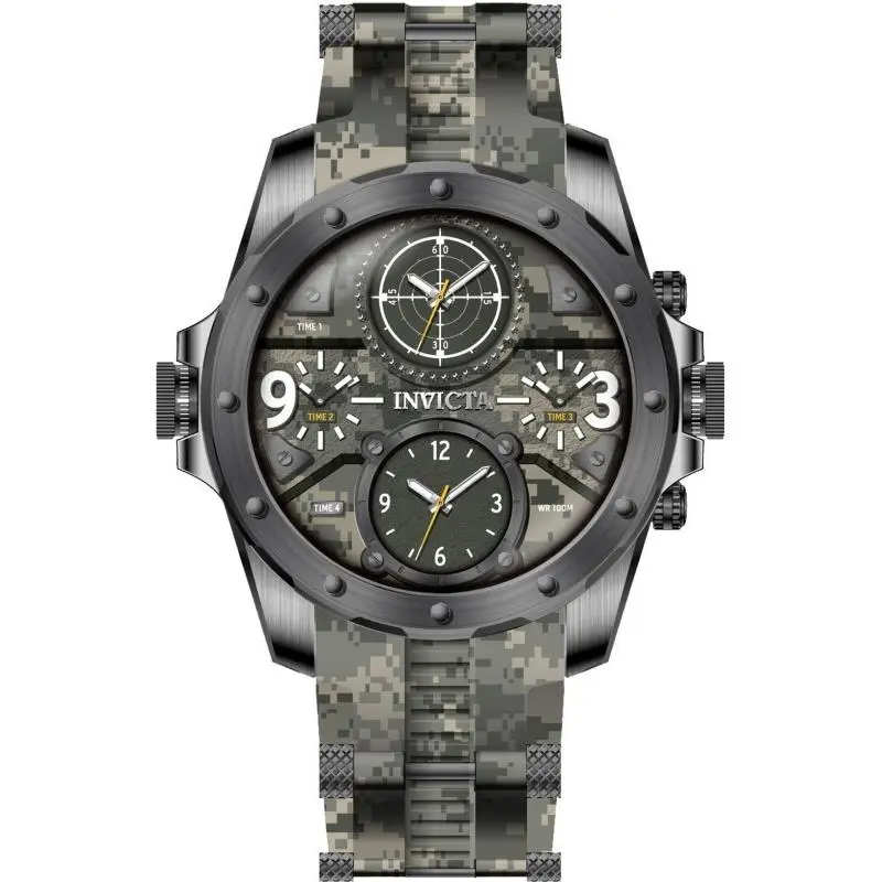 Invicta Men`s 43768 Coalition Forces Quartz PC20S Camouflage Dial Watch
