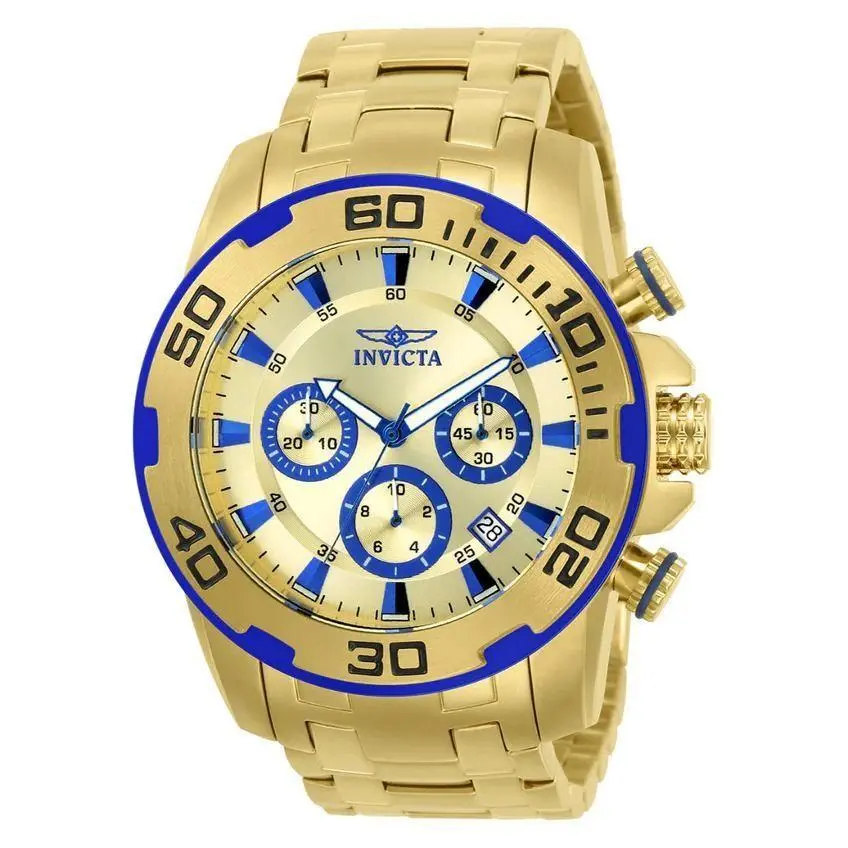 Pro Diver Scuba Men`s Watch - 50mm Gold 22320 by Invicta