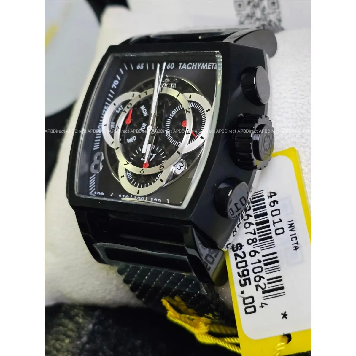Invicta – S1 Rally – Carbon Fiber Black Milanese Swiss Z60 FE Chrono Mens Watch