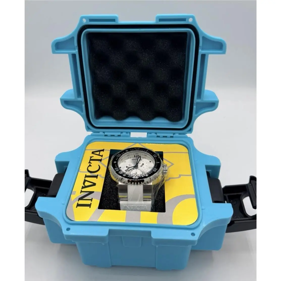 Pro Diver Men`s Quartz Watch Stainless Steel White 52mm 49562 by Invicta