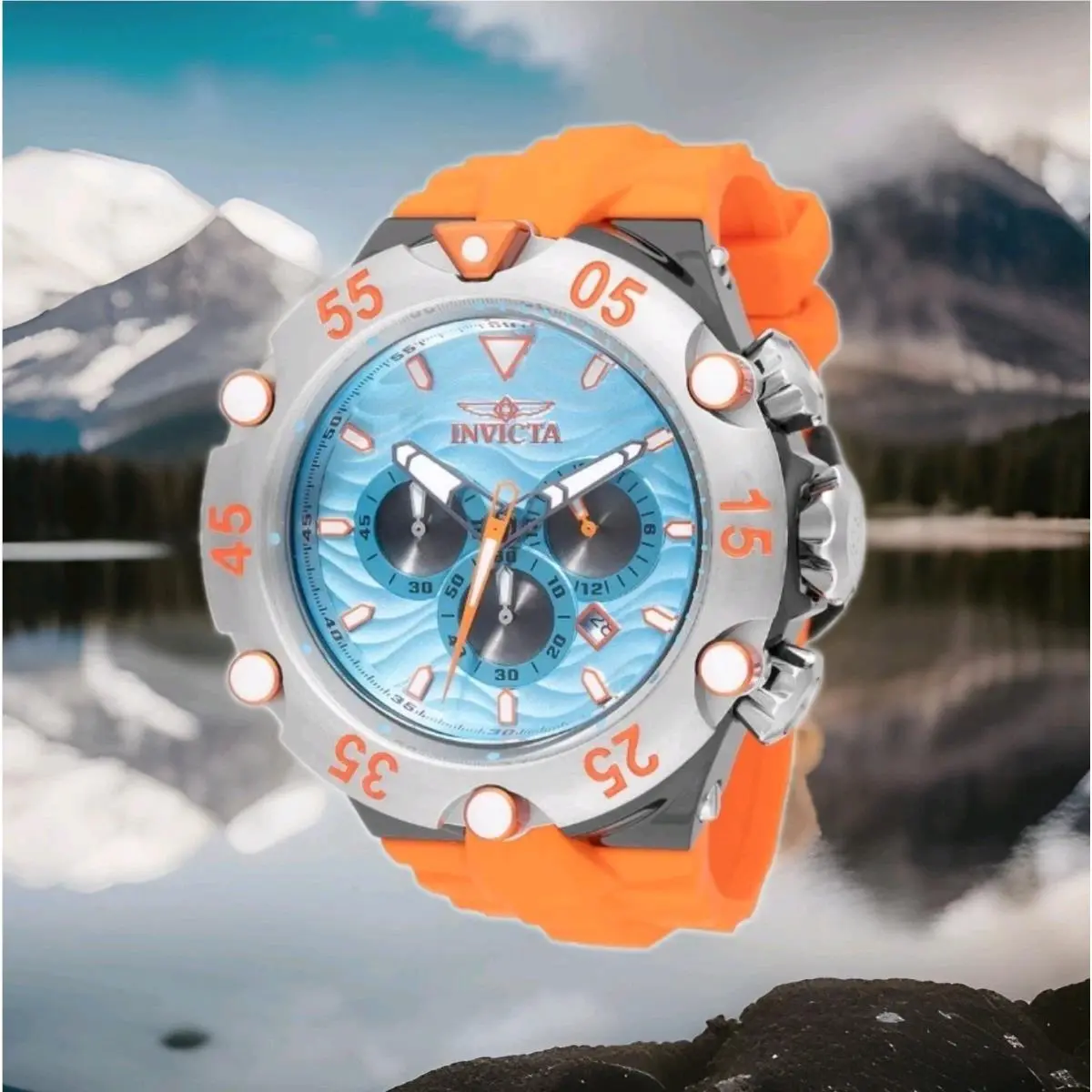 Invicta Subaqua Vortide Men`s Watch - 54mm. Orange 48543