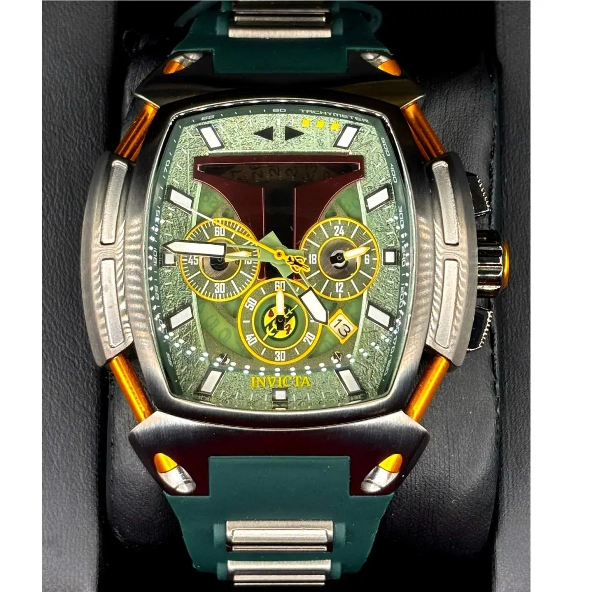 Star Wars Boba Fett Diablo 37435 LE Chronograph 53mm Watch by Invicta