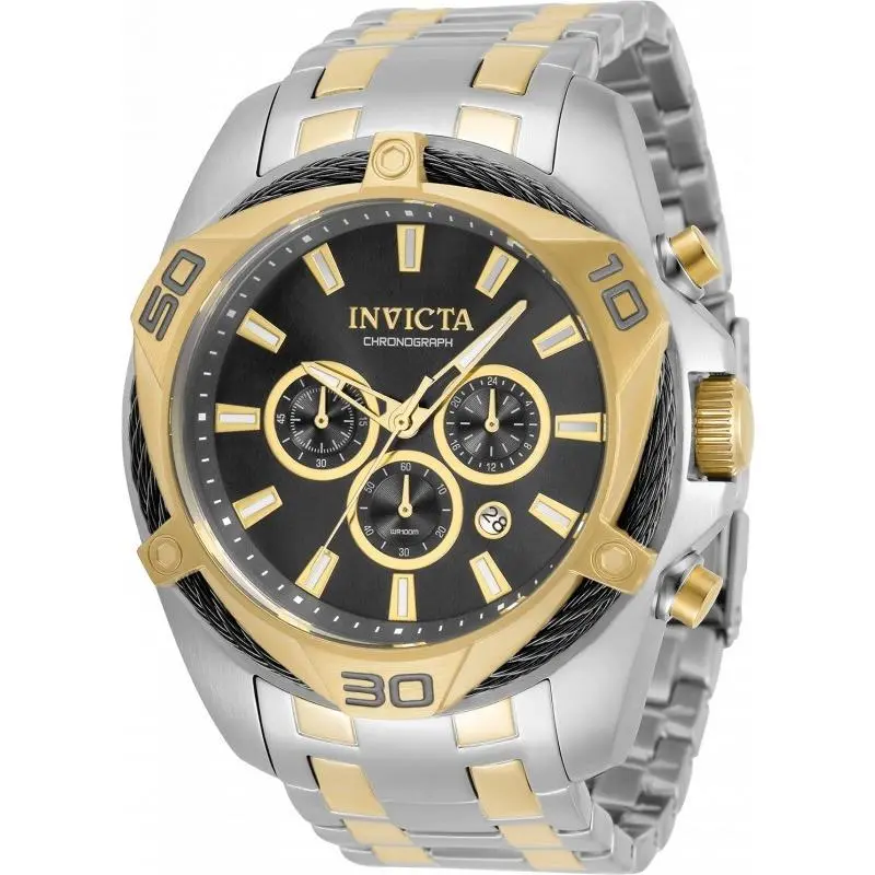 Invicta Men`s 34127 Bolt Quartz Chronograph Grey Dial Watch