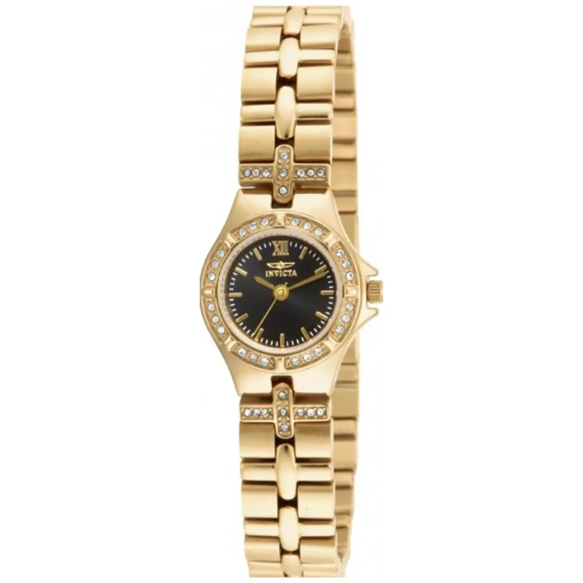 Women`s 17065 Wildflower Quartz 3 Hand Black Dial Watch by Invicta
