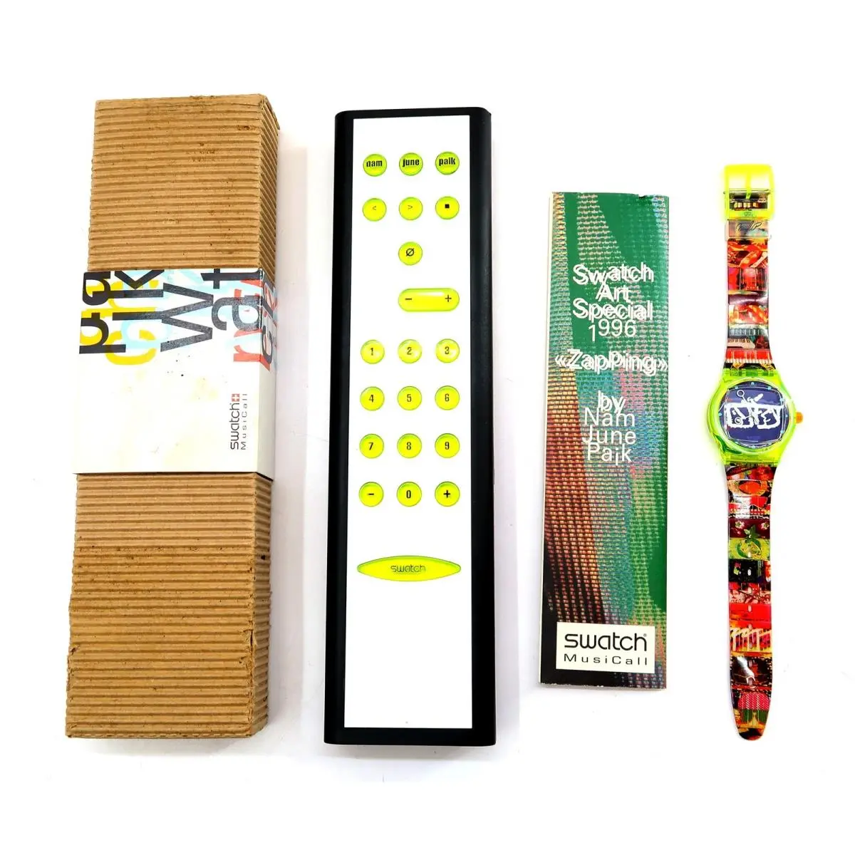Swatch Musicall Watch Zapping SLZ104 by Artist: Nam June Paik 1229/30000