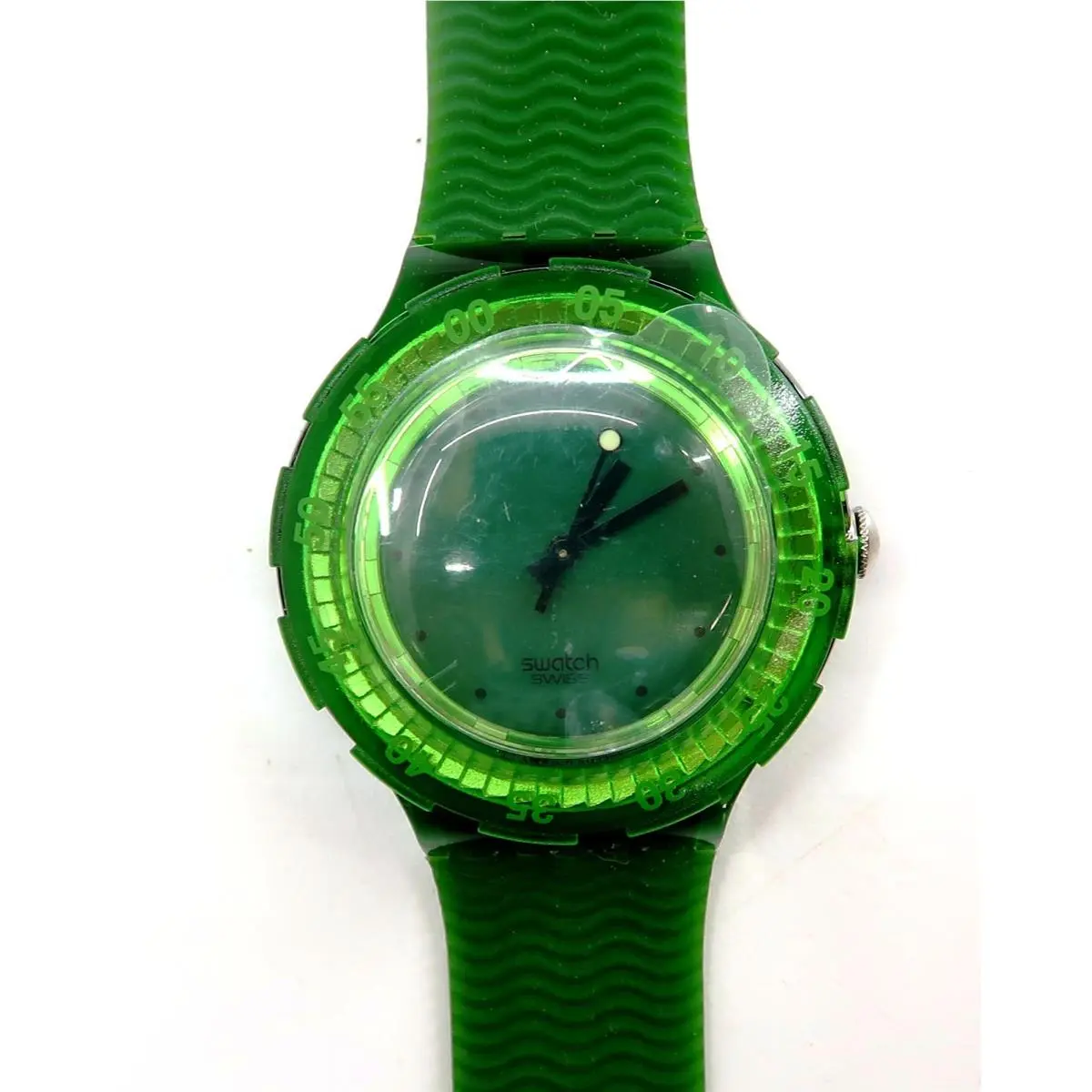 Swatch Scuba Watch Tree Top SDG108 with Case Papers 1996 Gents Works n2
