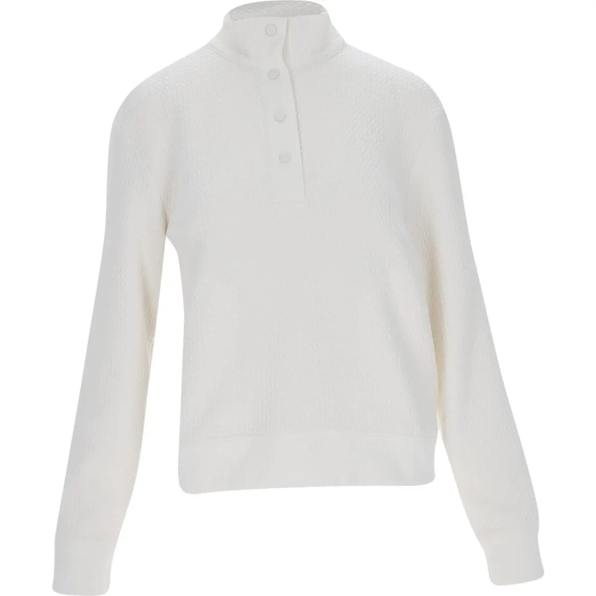 Boulder Half Snap Warm White Outerwear Women by Puma
