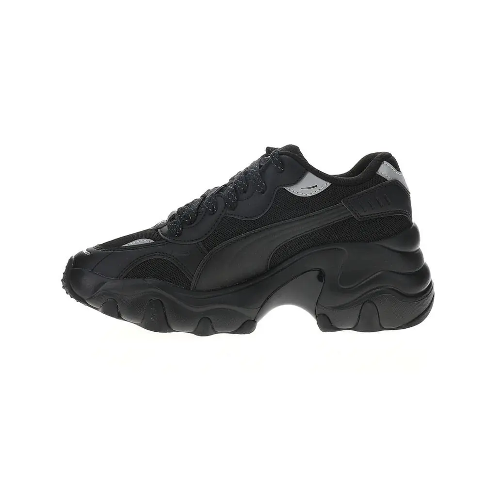 Puma shoes - PUMA Pulsar Wedge Mesh V2 Lace Up - 39968101 - Black 7
