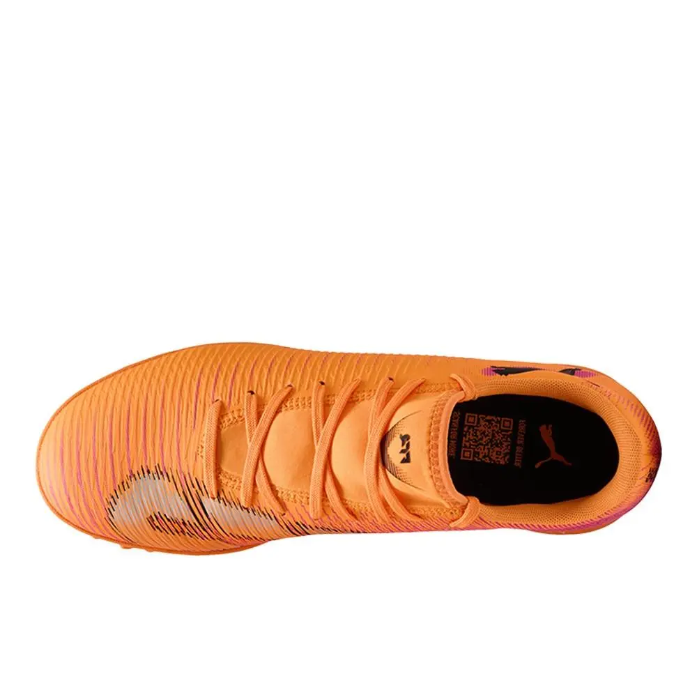 Puma shoes - PUMA Future 8 Play Turf Soccer Cleats - 10860503 - Black, Orange 2