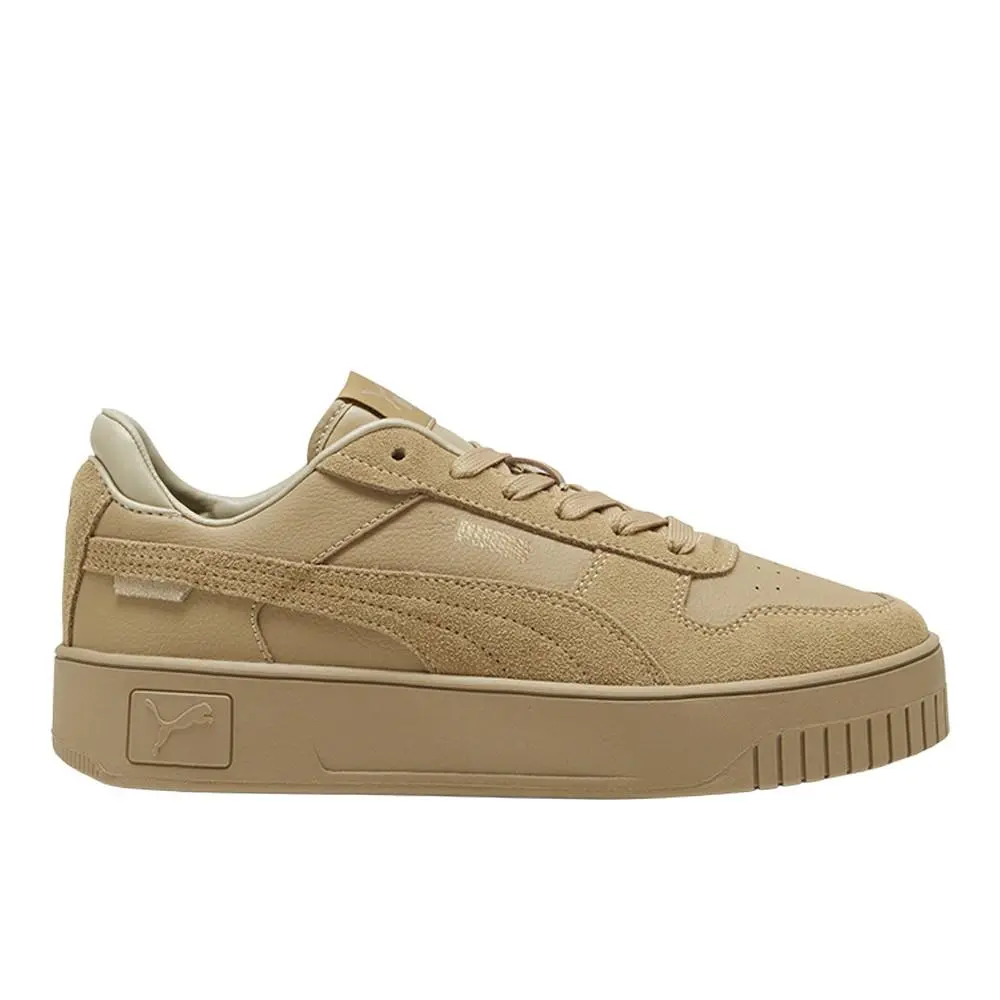 Carina Street Suede Platform Womens Beige Sneakers Casual Shoes 39509301 by Puma