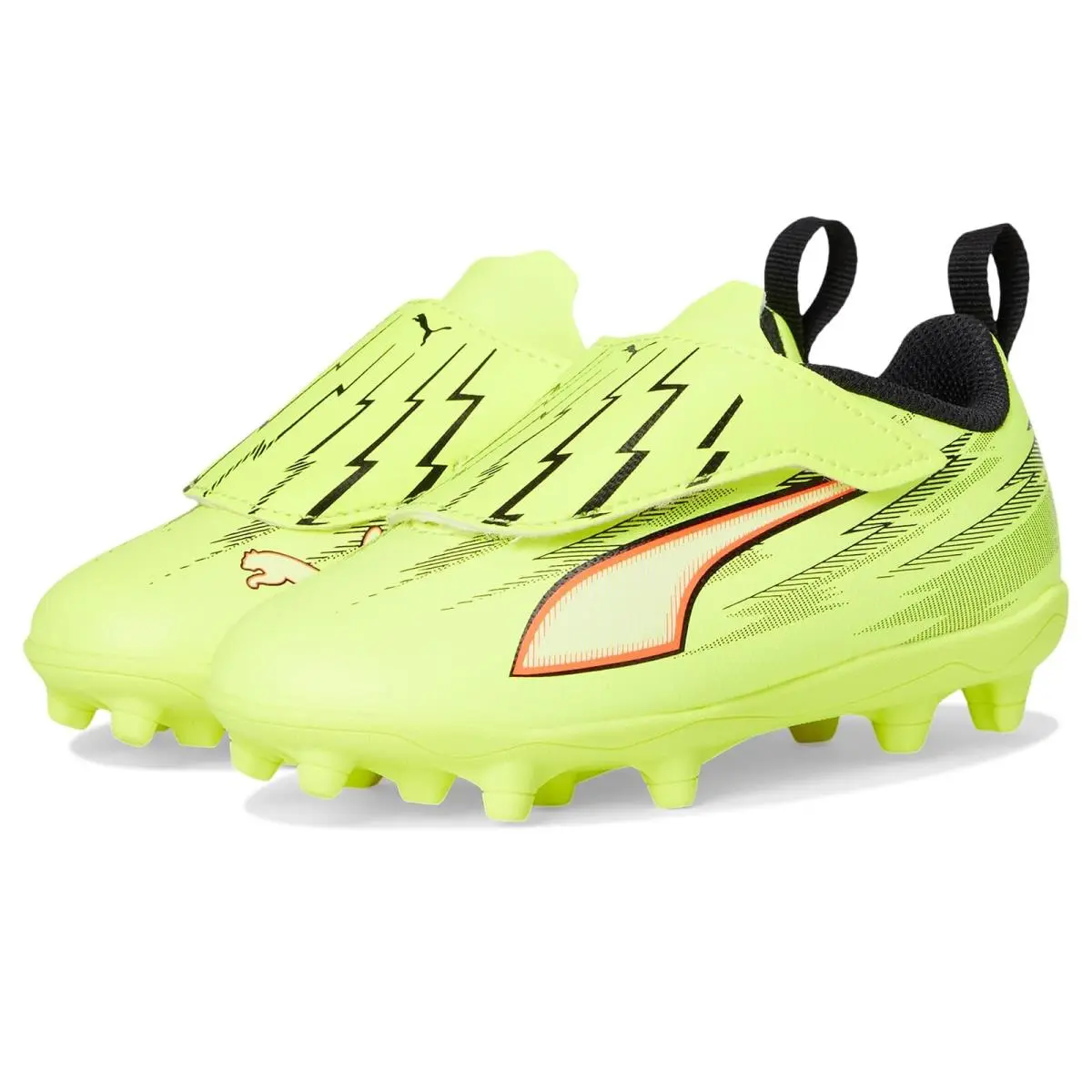 Children Unisex Sneakers Athletic Shoes  Kids Yellow Alert/Black/Glowing Red/Lime Squeeze by Puma